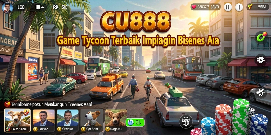 Gameplay Tycoon yang mendebarkan dan menantang di CU888.