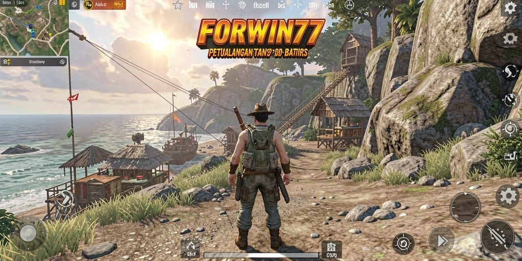 Tangkapan layar untuk gameplay Open World yang menakjubkan di FORWIN77.