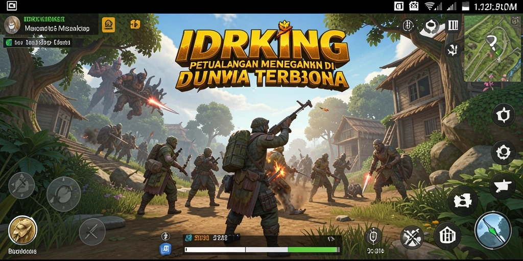 Tampilan screenshot menarik dari gameplay Open World di IDRKING.