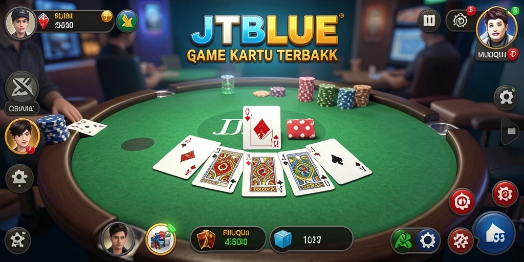Screenshot gameplay JTBLUE menunjukkan aksi seru QiuQiu.