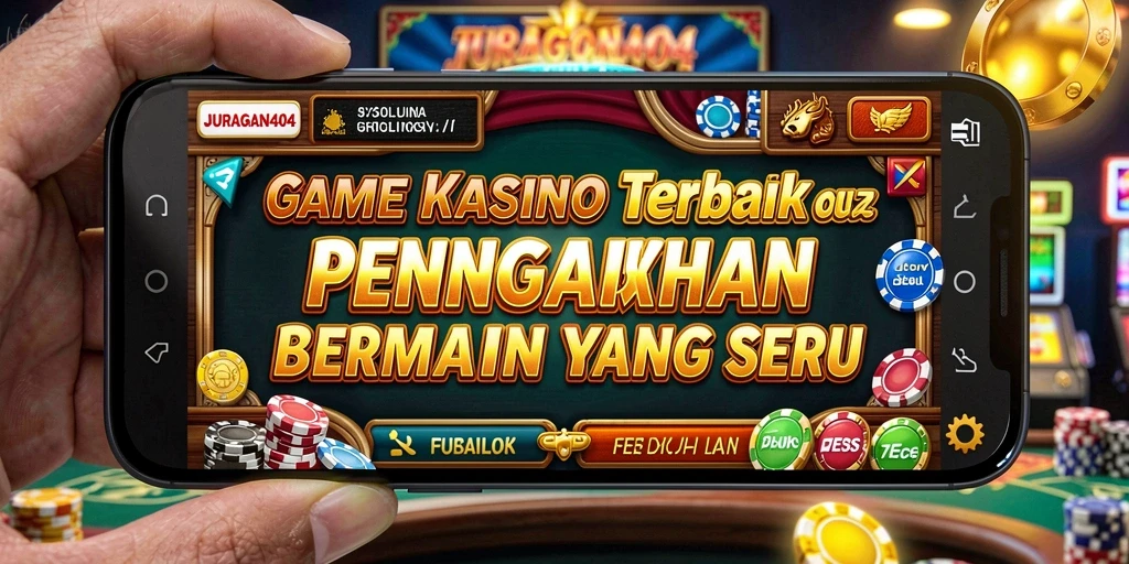 Tampilan gameplay yang menarik dari JURAGAN404 dengan atmosfer kasino.
