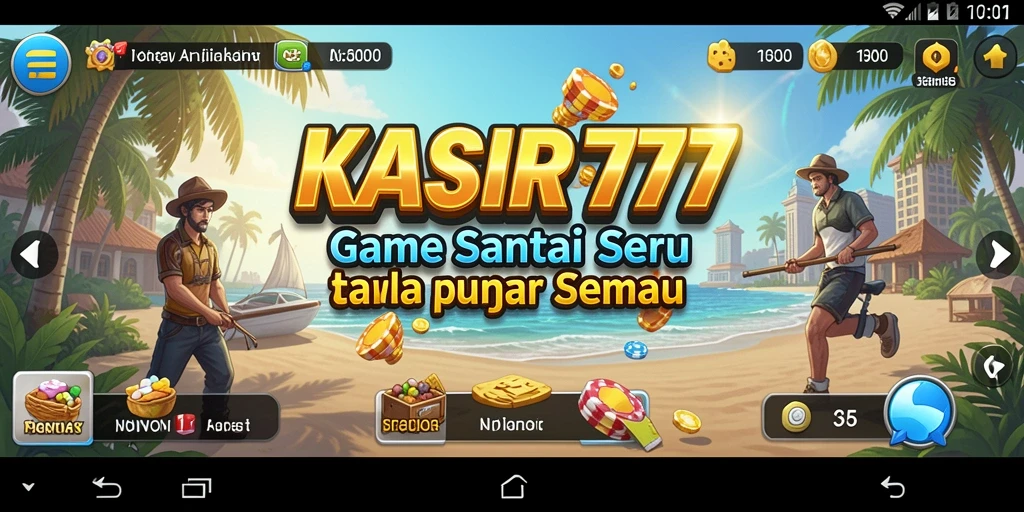 Screenshot gameplay KASIR777 menampilkan keseruan bermain casual.