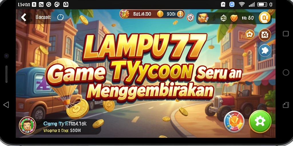 Screenshot gameplay LAMPU777 menampilkan manajemen bisnis yang seru.