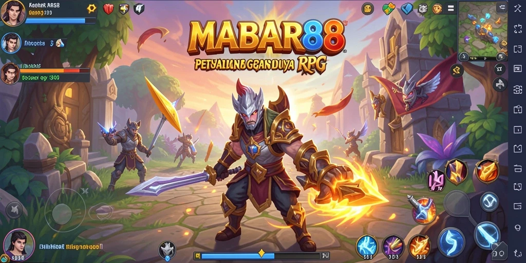 Tampilan gameplay MABAR88 yang menakjubkan dan mendalam.