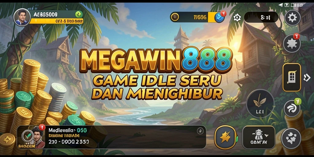 Screenshot gameplay MEGAWIN888 yang menunjukkan pengalaman bermain Idle yang seru.