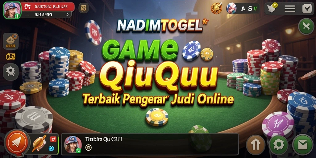 Gameplay seru dalam NADIMTOGEL yang menampilkan permainan QiuQiu.