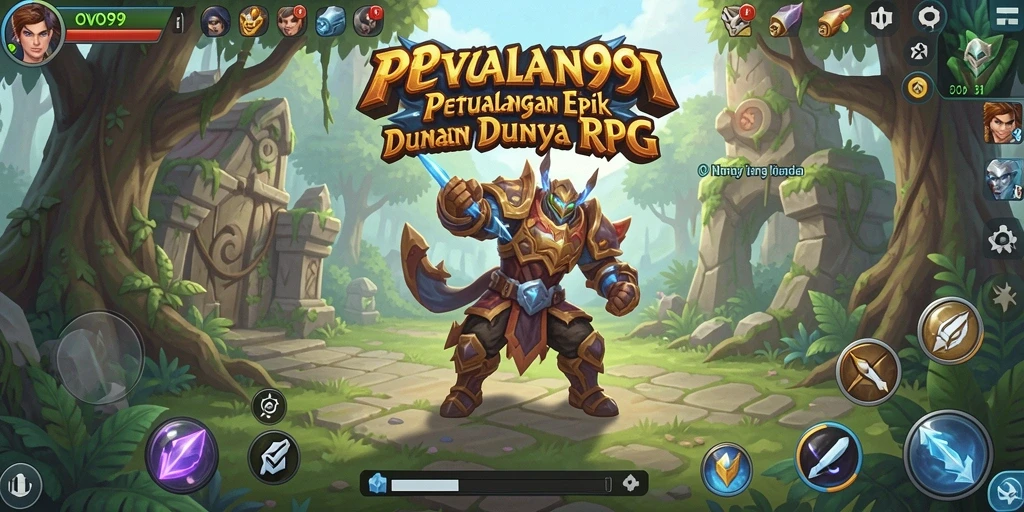 Tampilan gameplay RPG OVO99 yang menarik dan penuh aksi.