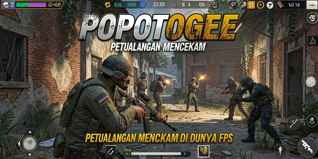 Screenshot menarik dari gameplay mendebarkan di POPOTOGEL.