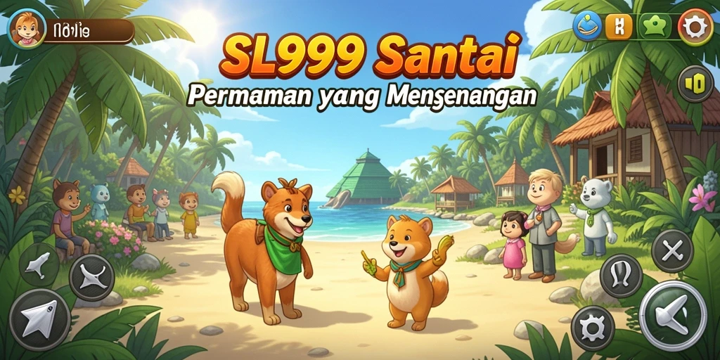 Tangkapan layar SL999 menunjukkan suasana gameplay yang santai dan menghibur.