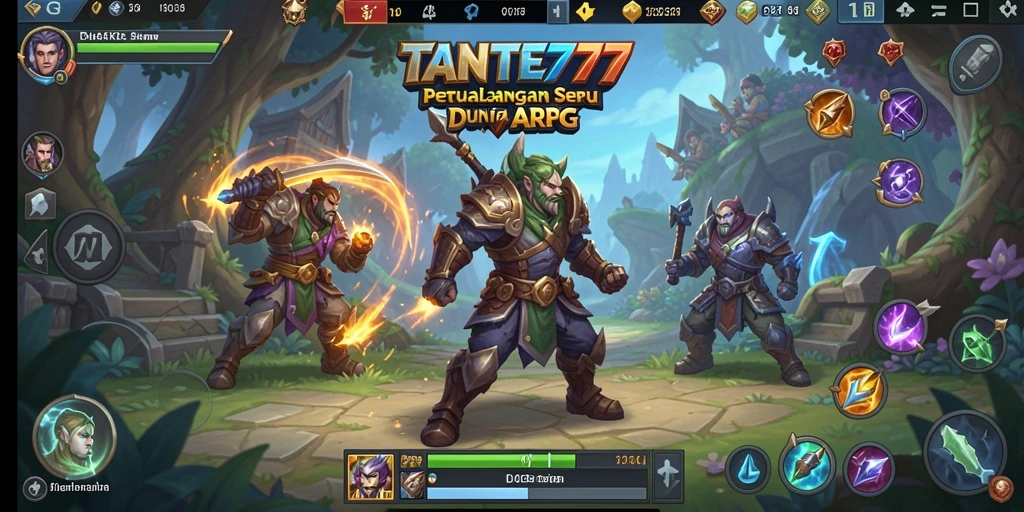 Gameplay seru TANTE777 dengan pertarungan dinamis.